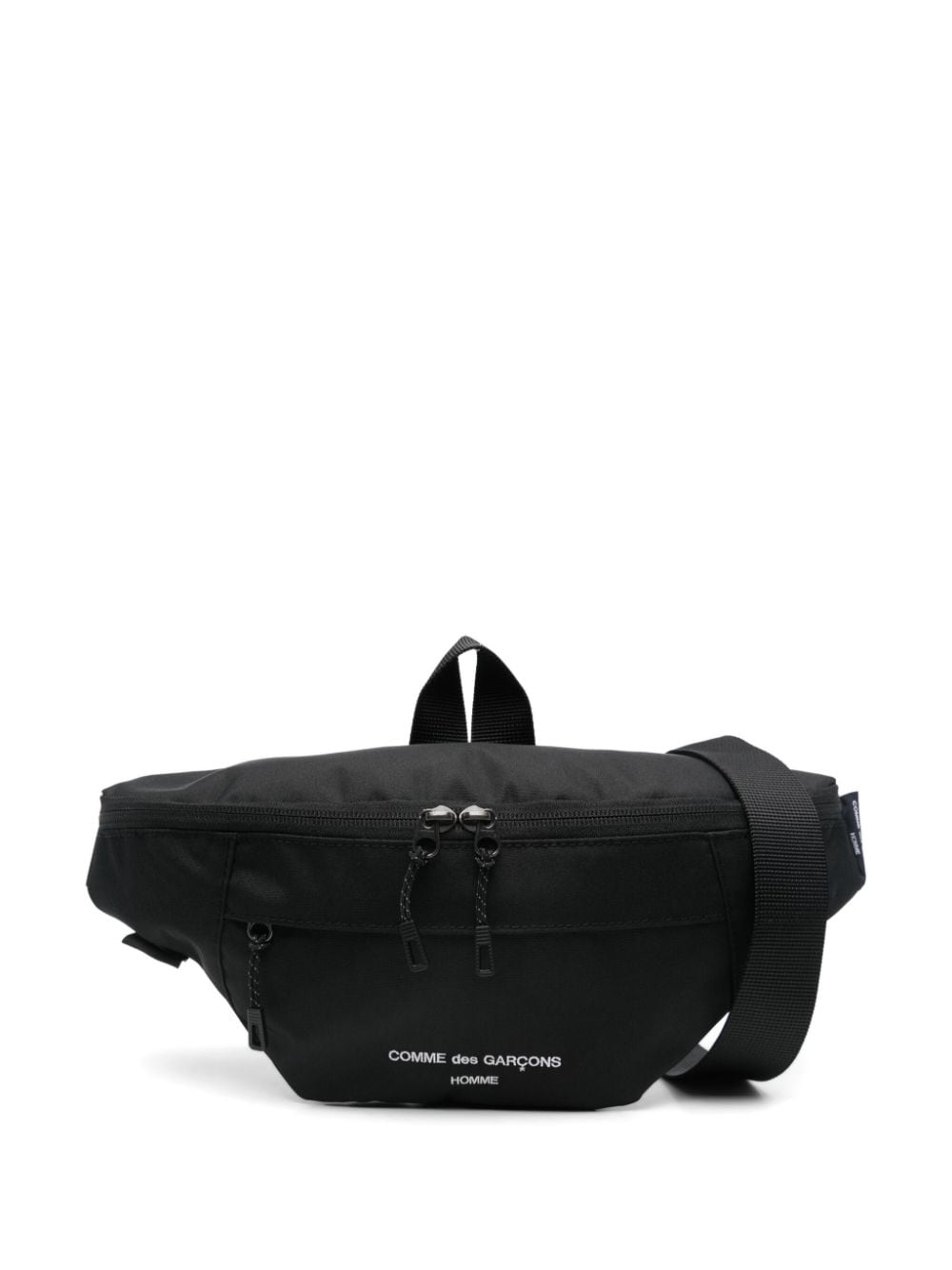 Comme des Garçons Homme embroidered-logo belt bag - Black von Comme des Garçons Homme