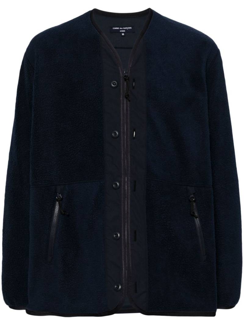 Comme des Garçons Homme fleece lightweight jacket - Blue von Comme des Garçons Homme