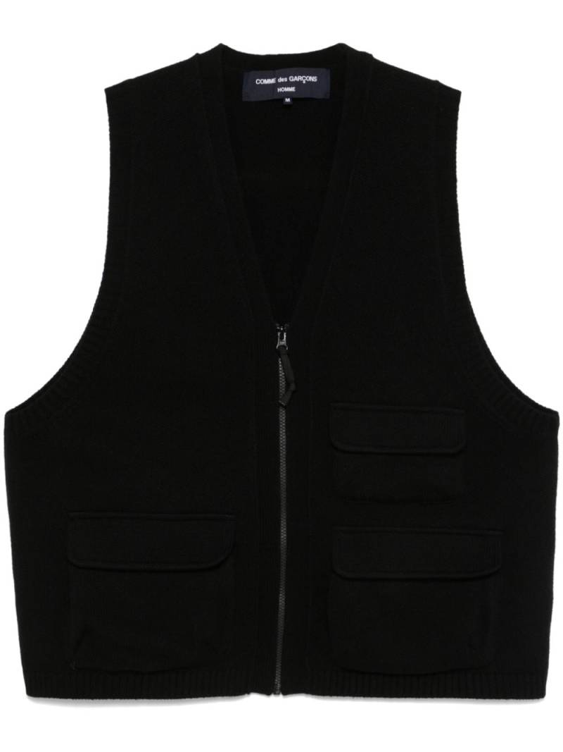 Comme des Garçons Homme knitted vest - Black von Comme des Garçons Homme