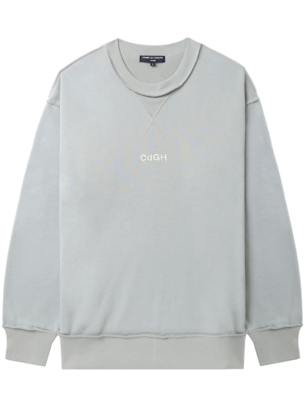 Comme des Garçons Homme logo-embroidered sweatshirt - Grey von Comme des Garçons Homme