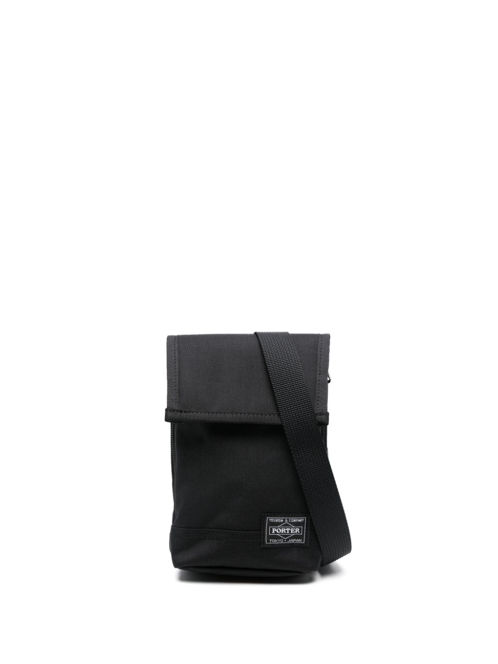 Comme des Garçons Homme logo-patch messenger bag - Black von Comme des Garçons Homme