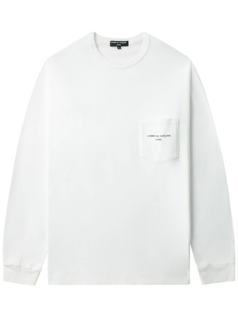 Comme des Garçons Homme logo-print T-shirt - White von Comme des Garçons Homme