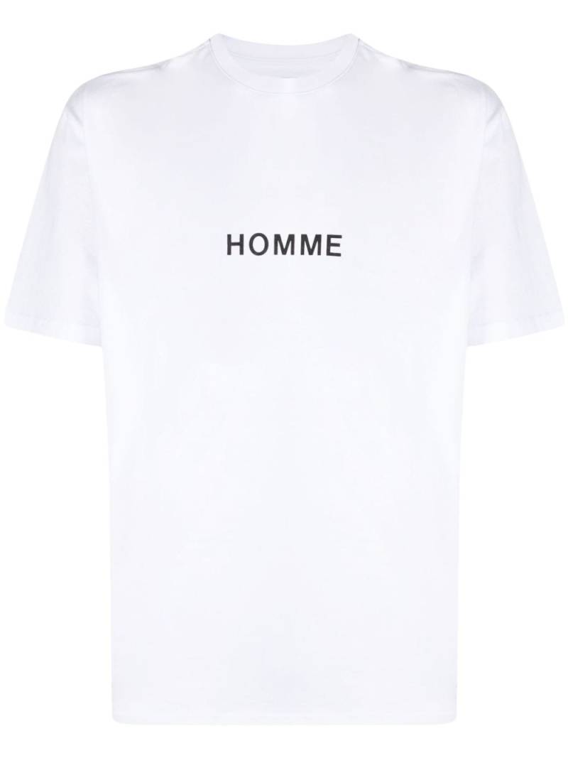 Comme des Garçons Homme logo print T-shirt - White von Comme des Garçons Homme