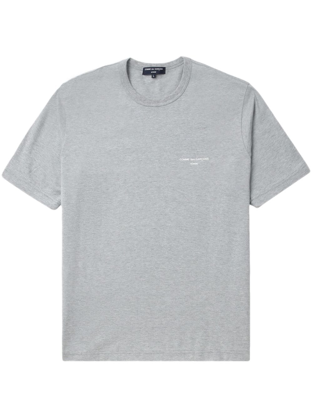 Comme des Garçons Homme logo-print cotton T-shirt - Grey von Comme des Garçons Homme