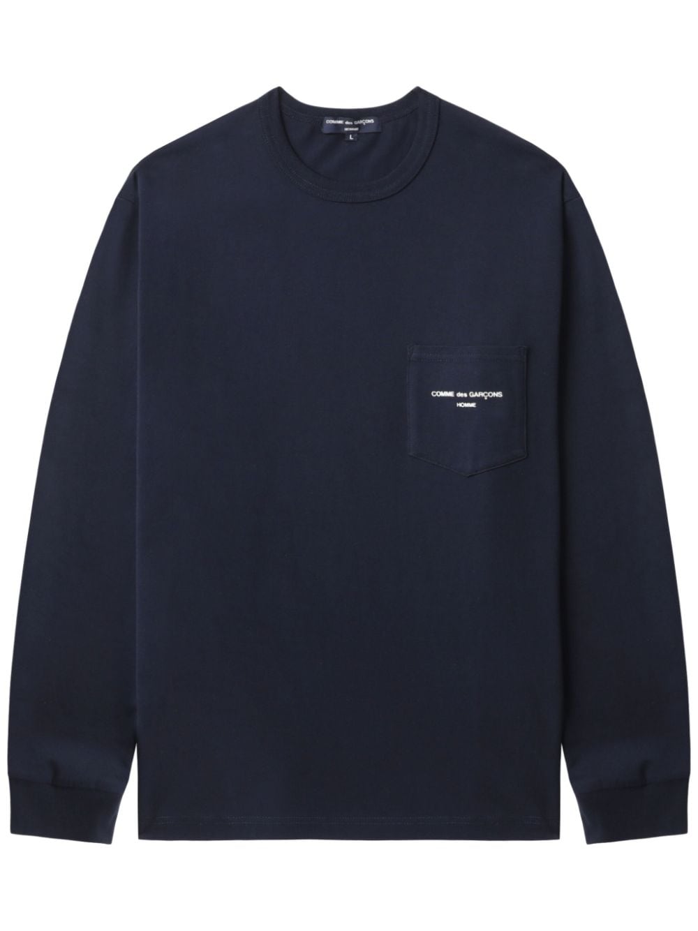 Comme des Garçons Homme logo-print sweatshirt - Blue von Comme des Garçons Homme