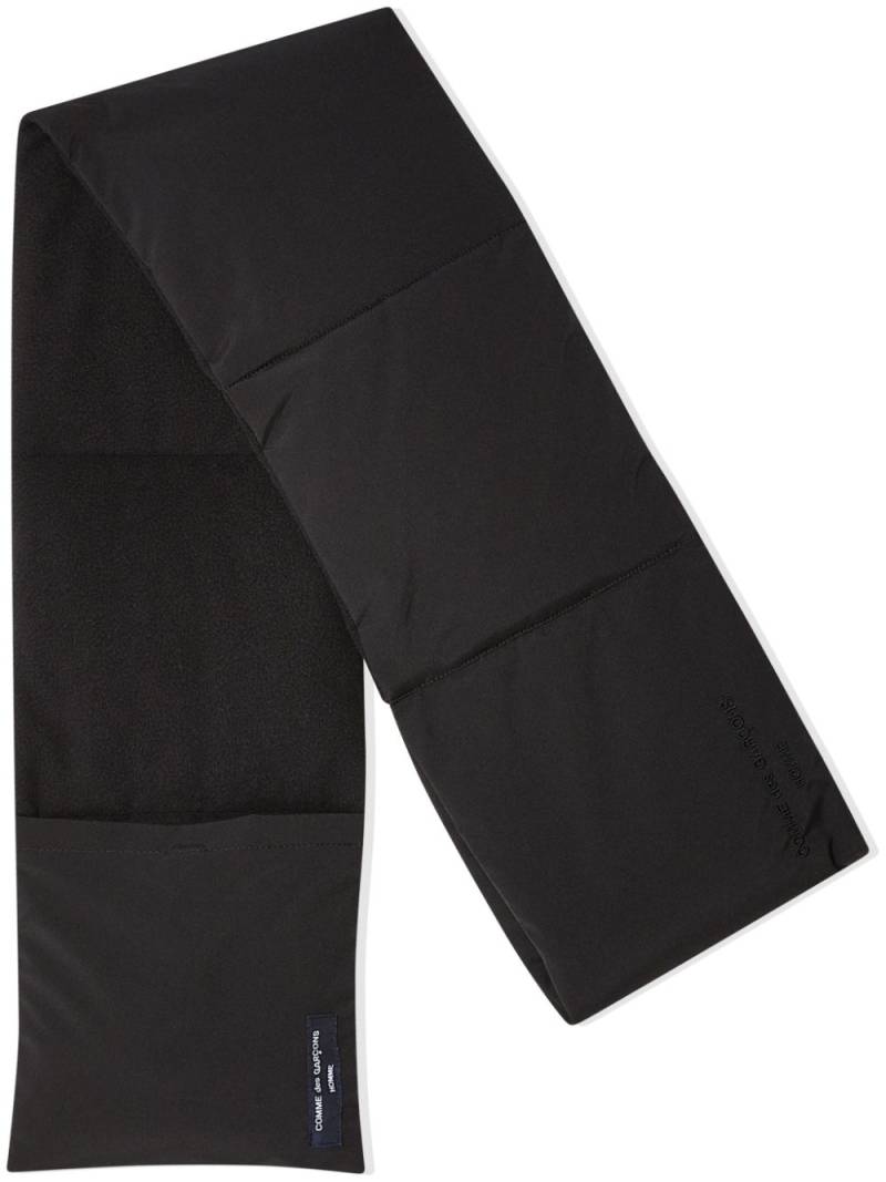 Comme des Garçons Homme padded water-resistant scarf - Black von Comme des Garçons Homme