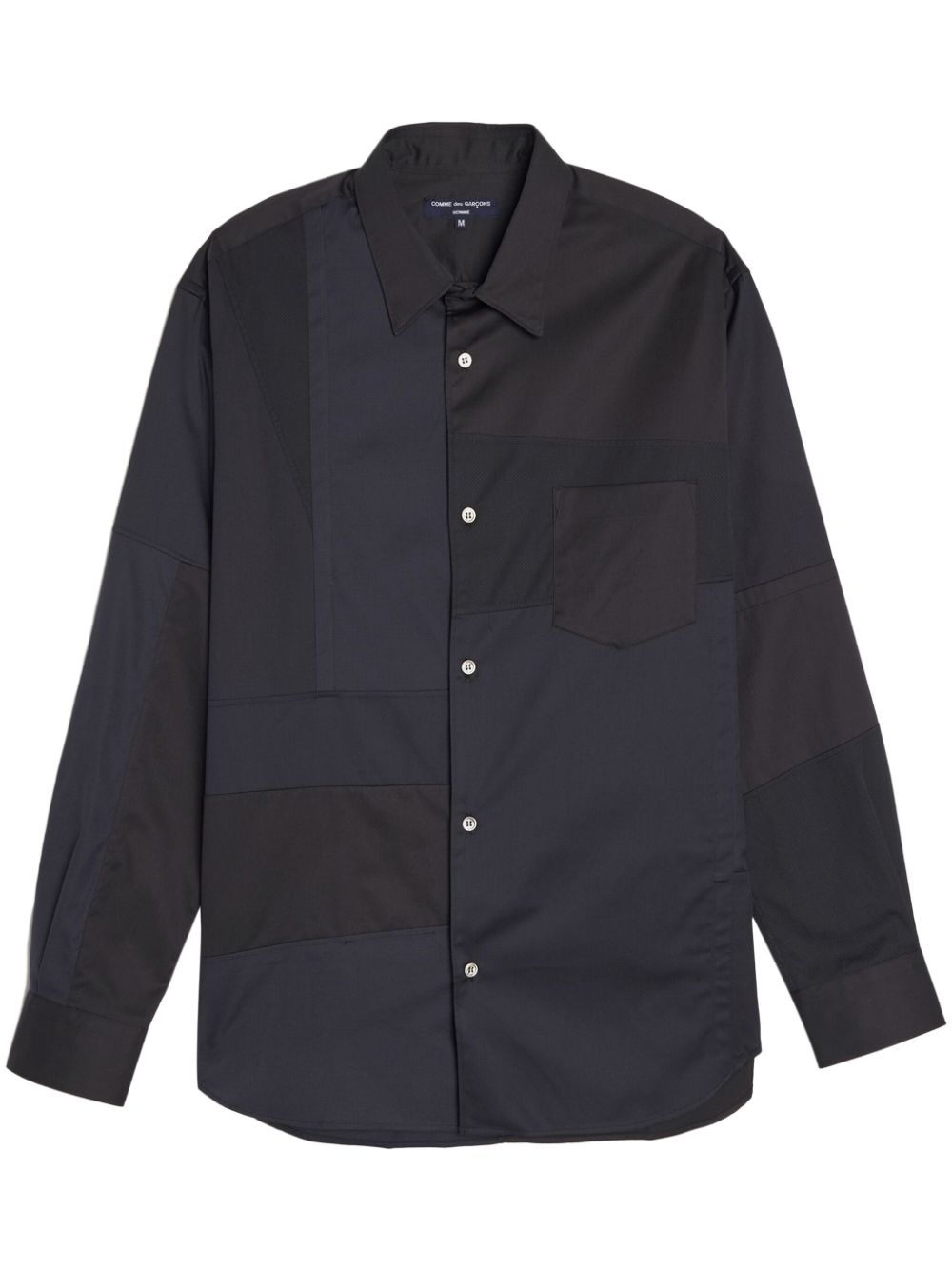 Comme des Garçons Homme patchwork cotton shirt - Black von Comme des Garçons Homme