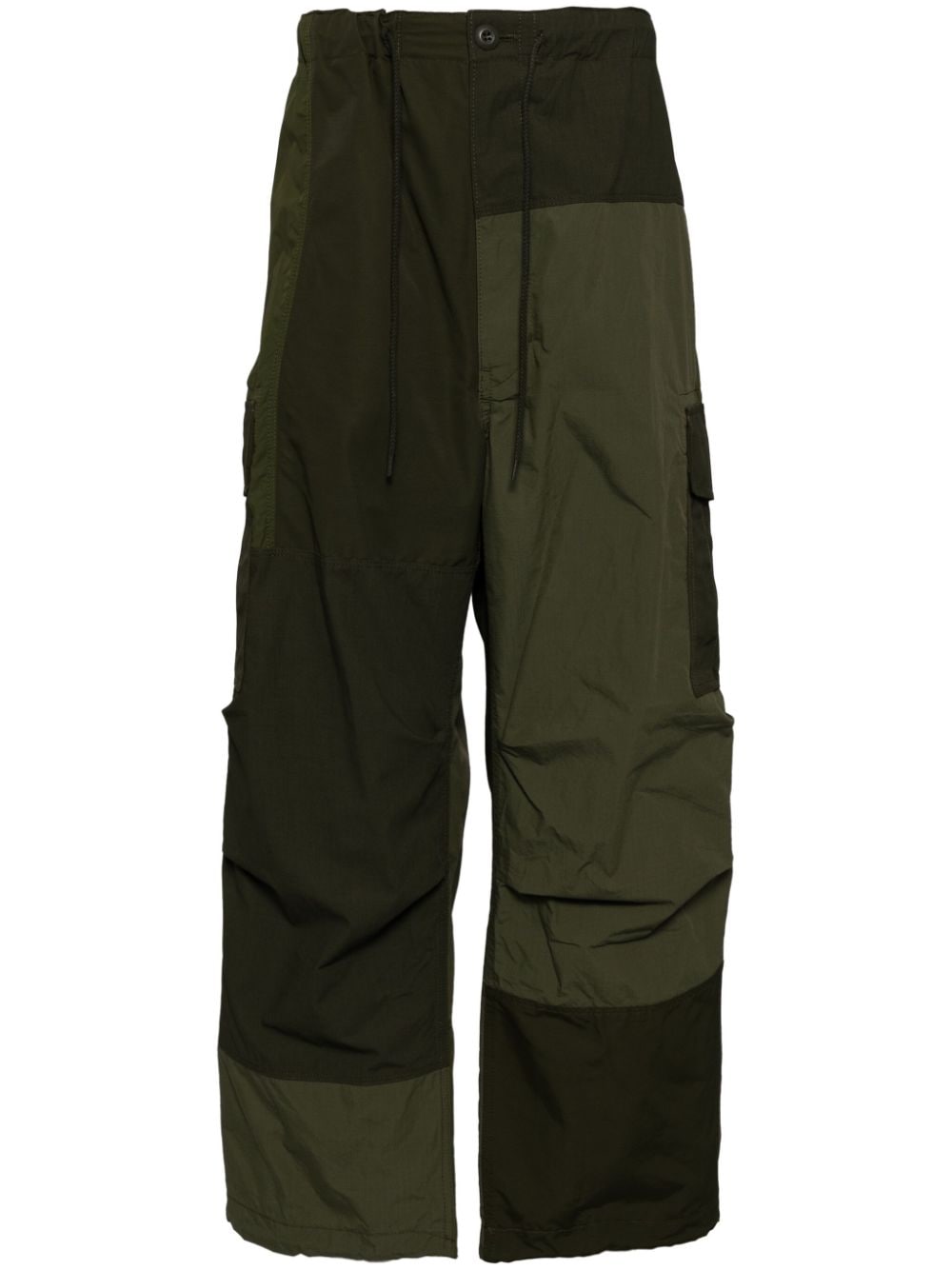 Comme des Garçons Homme patchworks trousers - Green von Comme des Garçons Homme