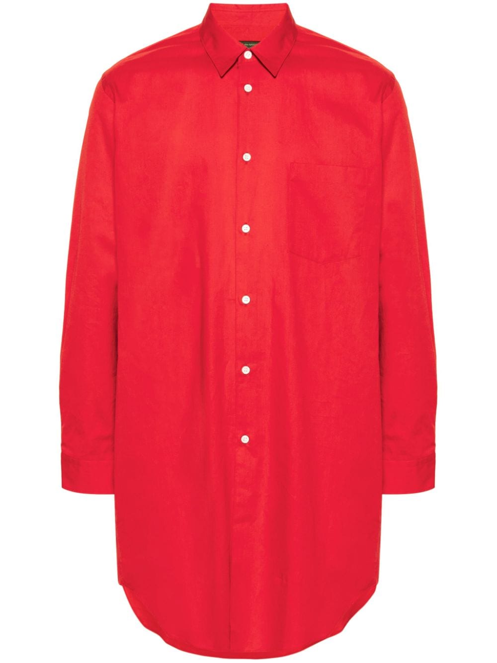 Comme des Garçons Homme plain cotton shirt - Red von Comme des Garçons Homme