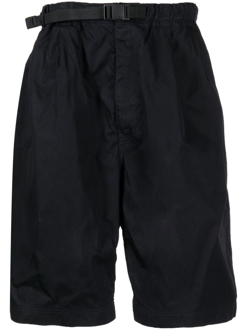 Comme des Garçons Homme pleat-detail cotton shorts - Black von Comme des Garçons Homme