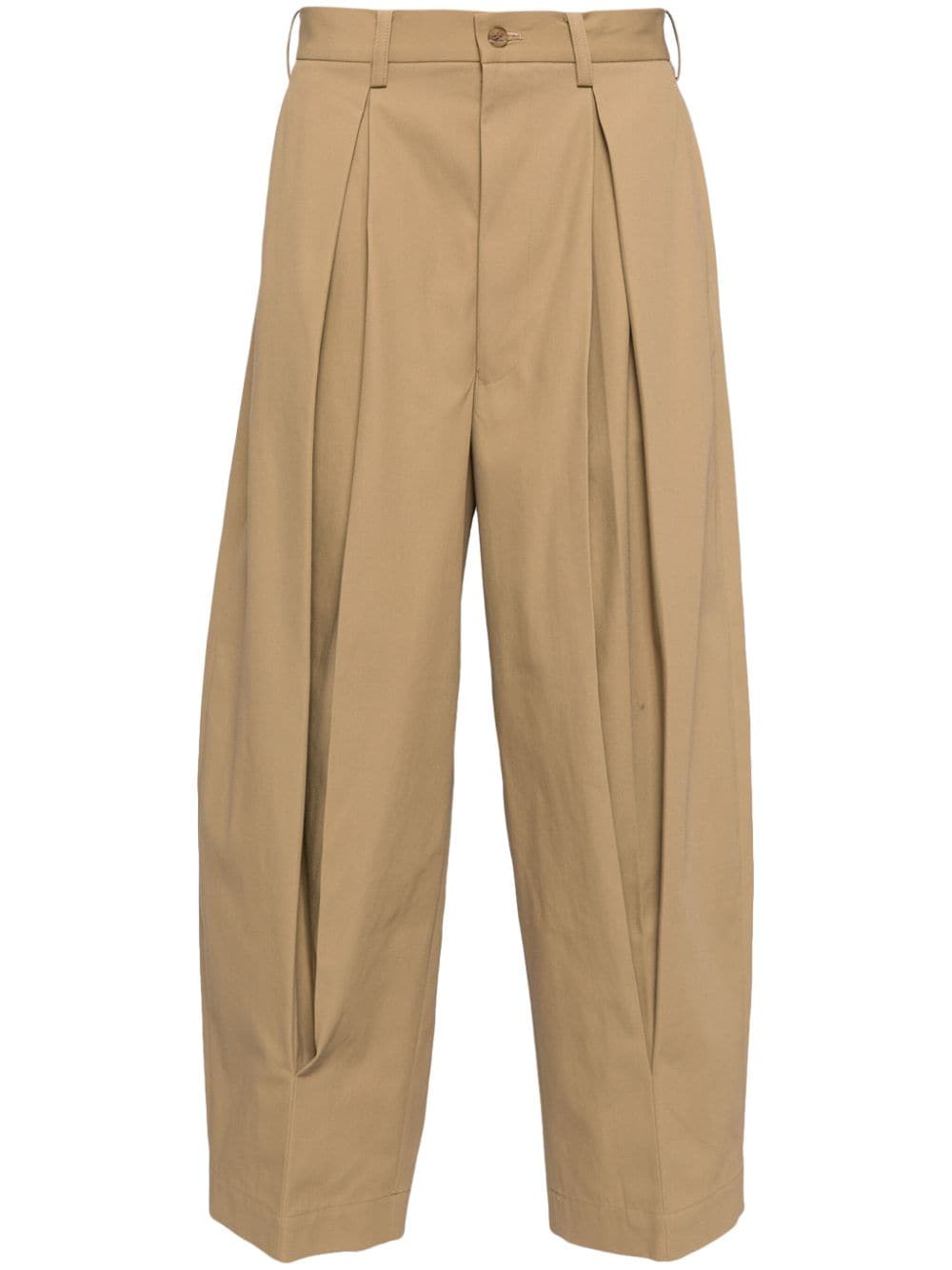 Comme des Garçons Homme pleated trousers - Brown von Comme des Garçons Homme