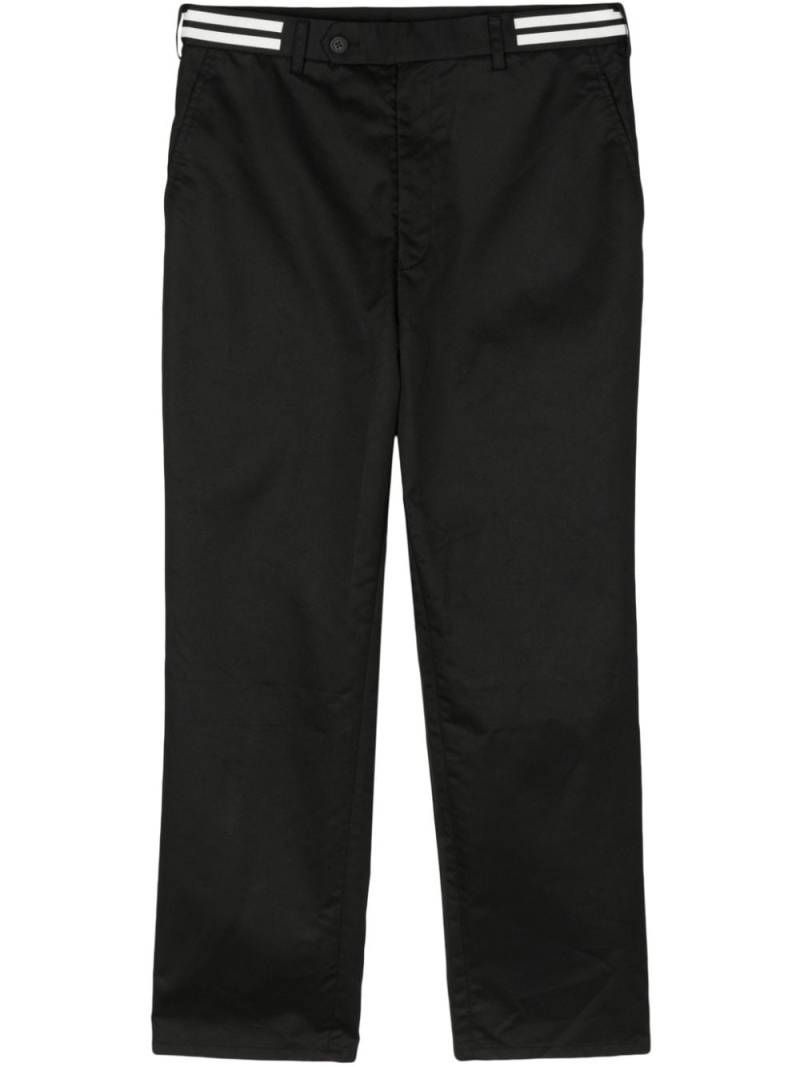 Comme des Garçons Homme reflective-waistband trousers - Black von Comme des Garçons Homme