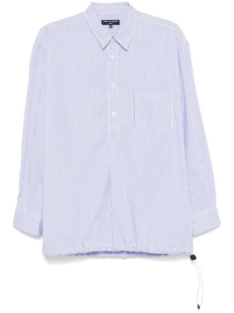 Comme des Garçons Homme striped shirt - Blue von Comme des Garçons Homme