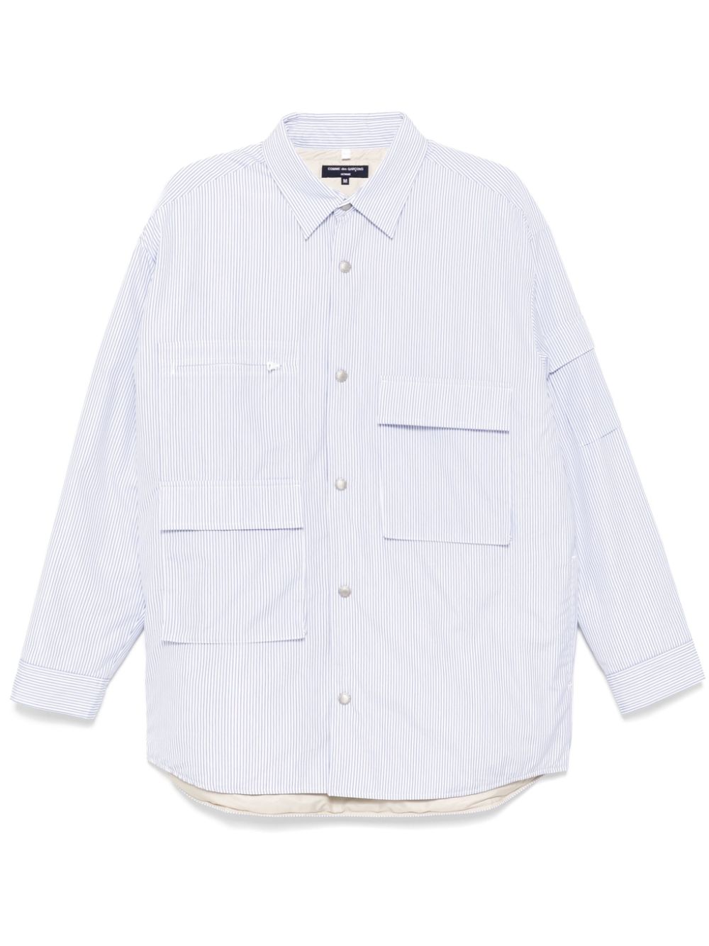 Comme des Garçons Homme striped shirt - Blue von Comme des Garçons Homme