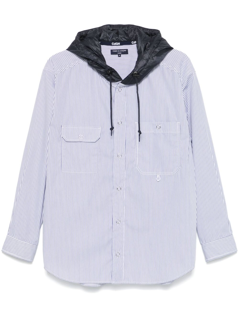 Comme des Garçons Homme striped shirt - White von Comme des Garçons Homme