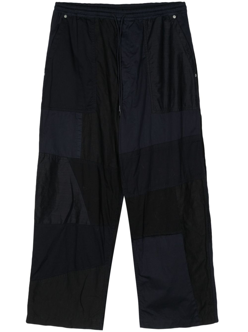 Comme des Garçons Homme tapered patchwork trousers - Blue von Comme des Garçons Homme