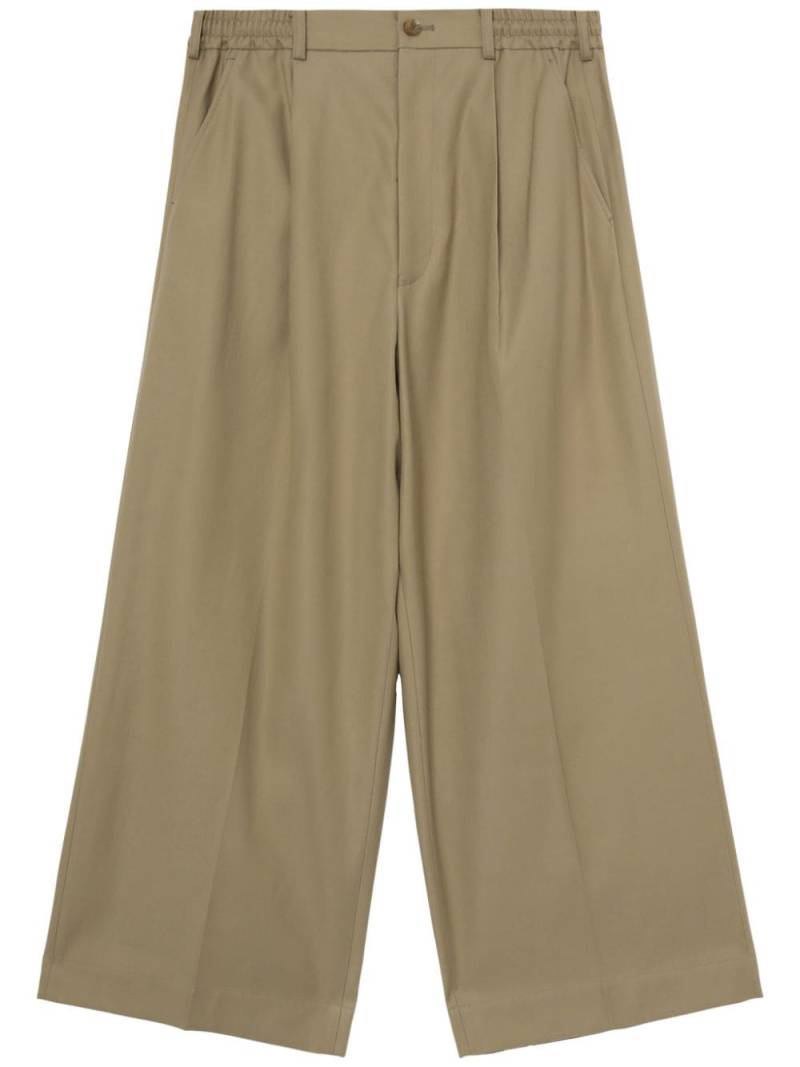 Comme des Garçons Homme wide-leg trousers - Brown von Comme des Garçons Homme