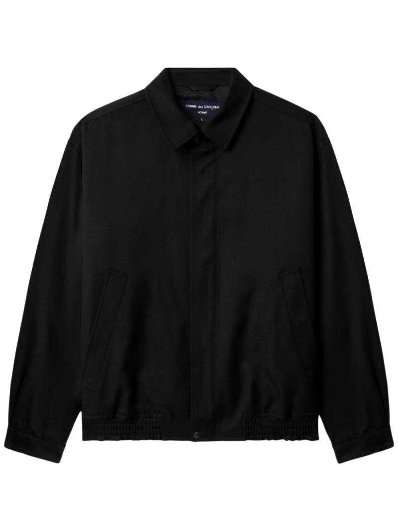 Comme des Garçons Homme wool bomber jacket - Black von Comme des Garçons Homme