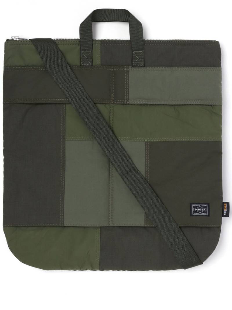 Comme des Garçons Homme x Porter patchwork messenger bag - Green von Comme des Garçons Homme