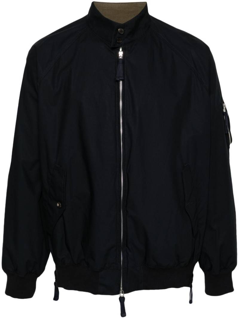 Comme des Garçons Homme zip-details cotton bomber jacket - Blue von Comme des Garçons Homme