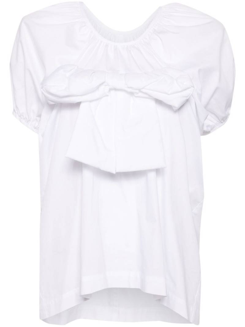 Comme des Garçons TAO Voluminous sleeve blouse - White von Comme des Garçons TAO