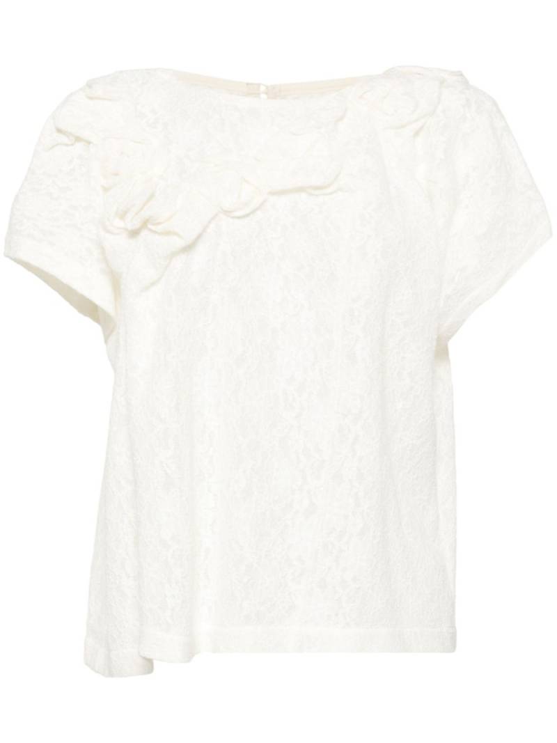 Comme des Garçons TAO bow detailing blouses - Neutrals von Comme des Garçons TAO