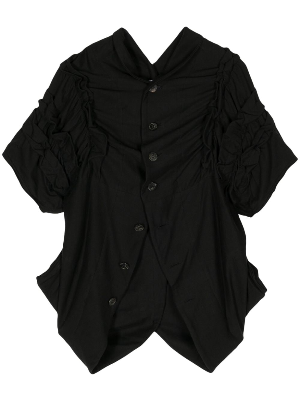 Comme des Garçons TAO button-up cotton shirt - Black von Comme des Garçons TAO