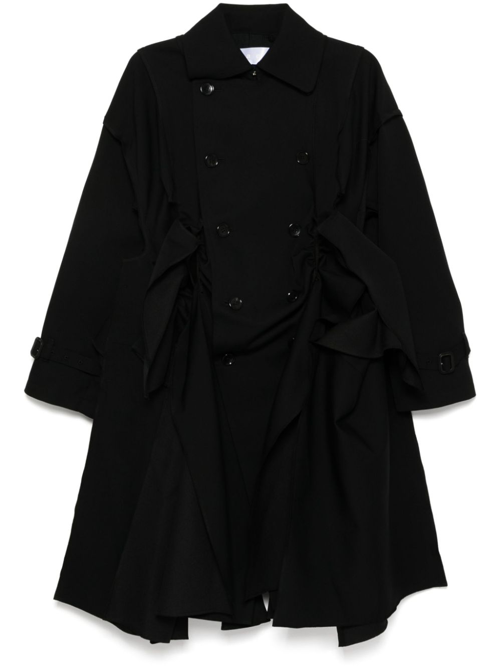 Comme des Garçons TAO cut-out double-breasted coat - Black von Comme des Garçons TAO