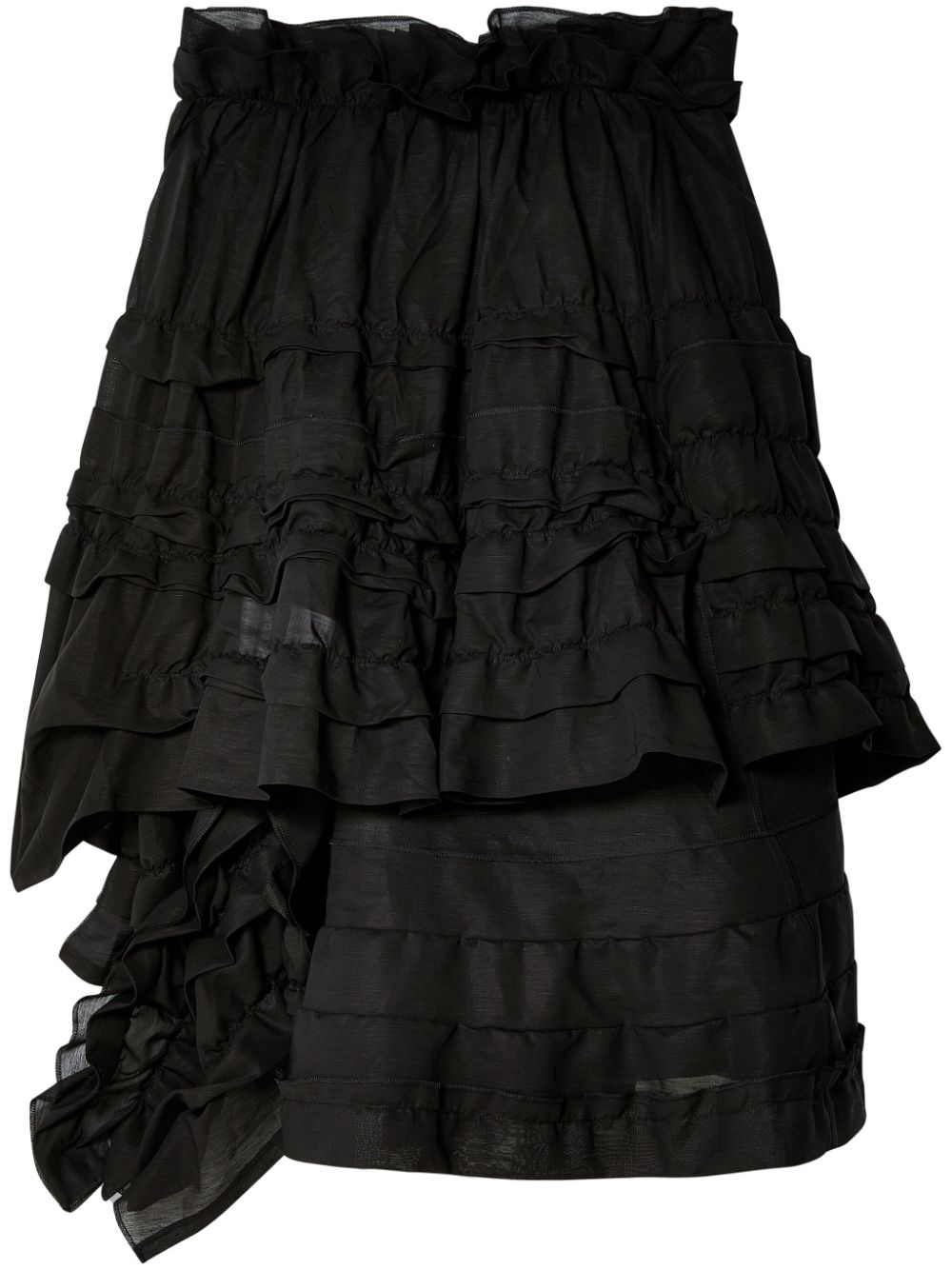 Comme des Garçons TAO draped asymmetric skirt - Black von Comme des Garçons TAO