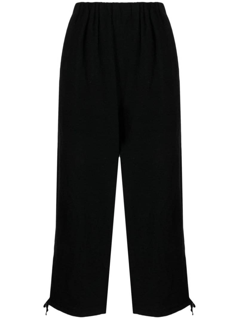 Comme des Garçons TAO elasticated-waist wool trousers - Black von Comme des Garçons TAO