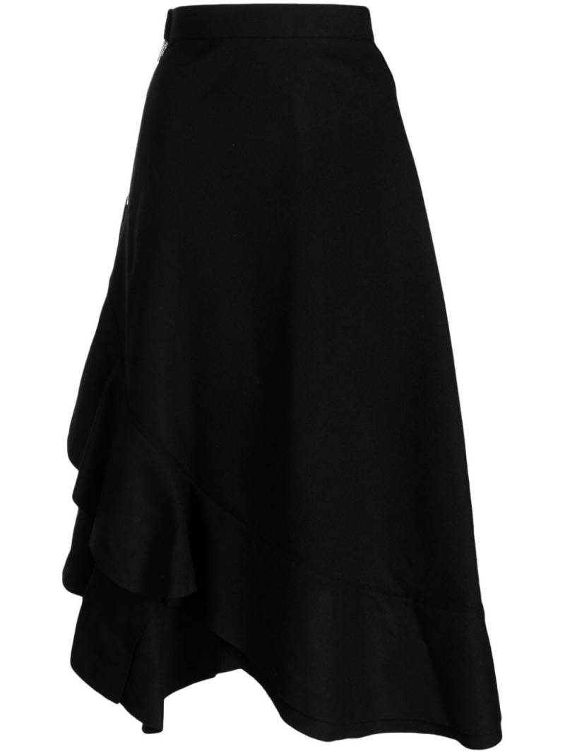 Comme des Garçons TAO high-waisted draped skirt - Black von Comme des Garçons TAO