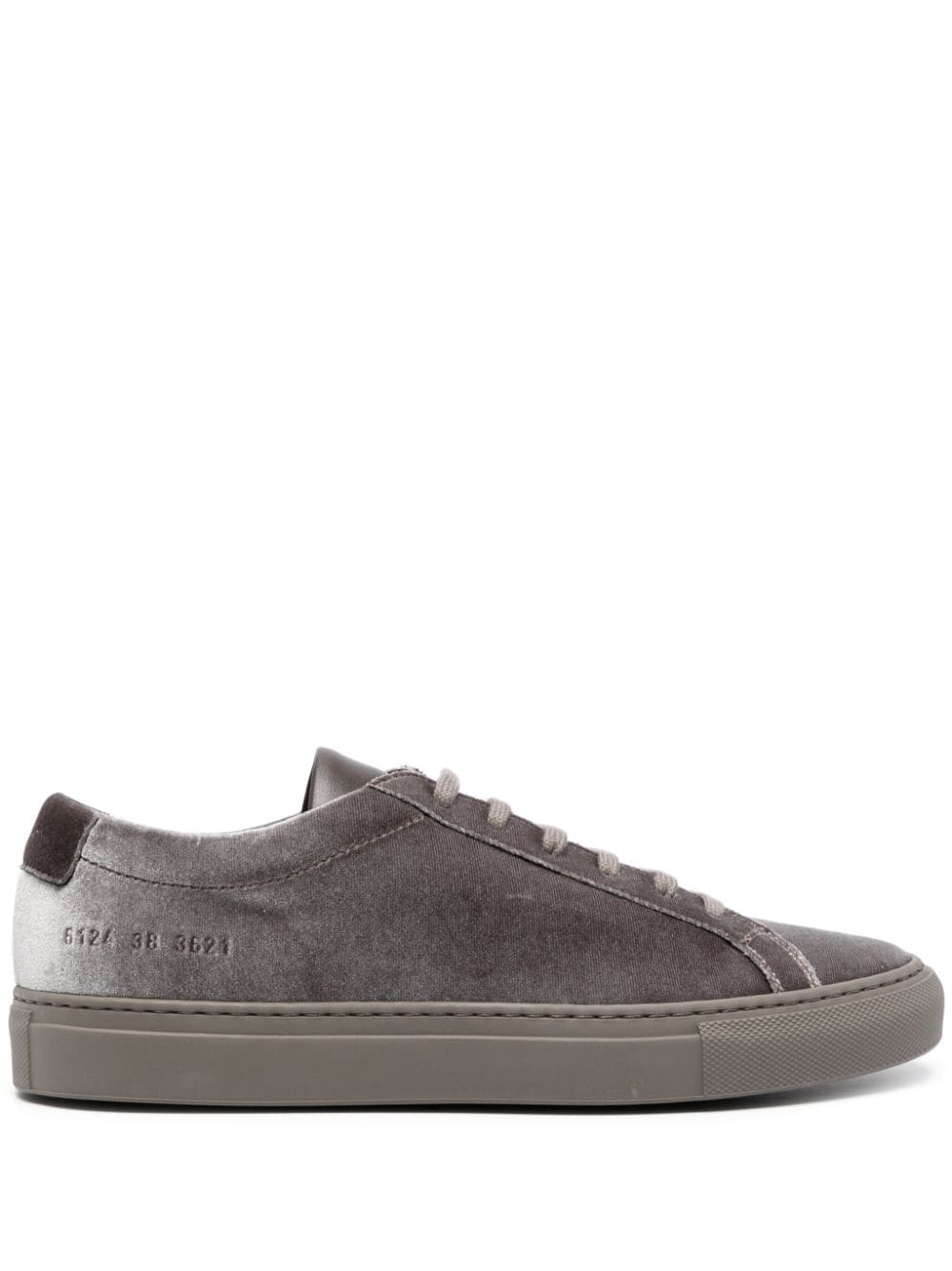 Common Projects Achilles velvet sneakers - Grey von Common Projects