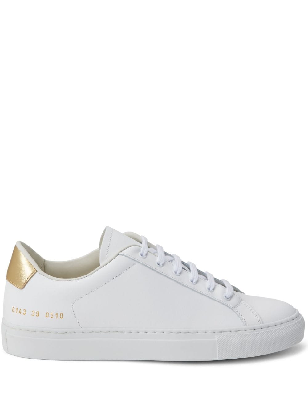 Common Projects Retro leather sneakers - White von Common Projects