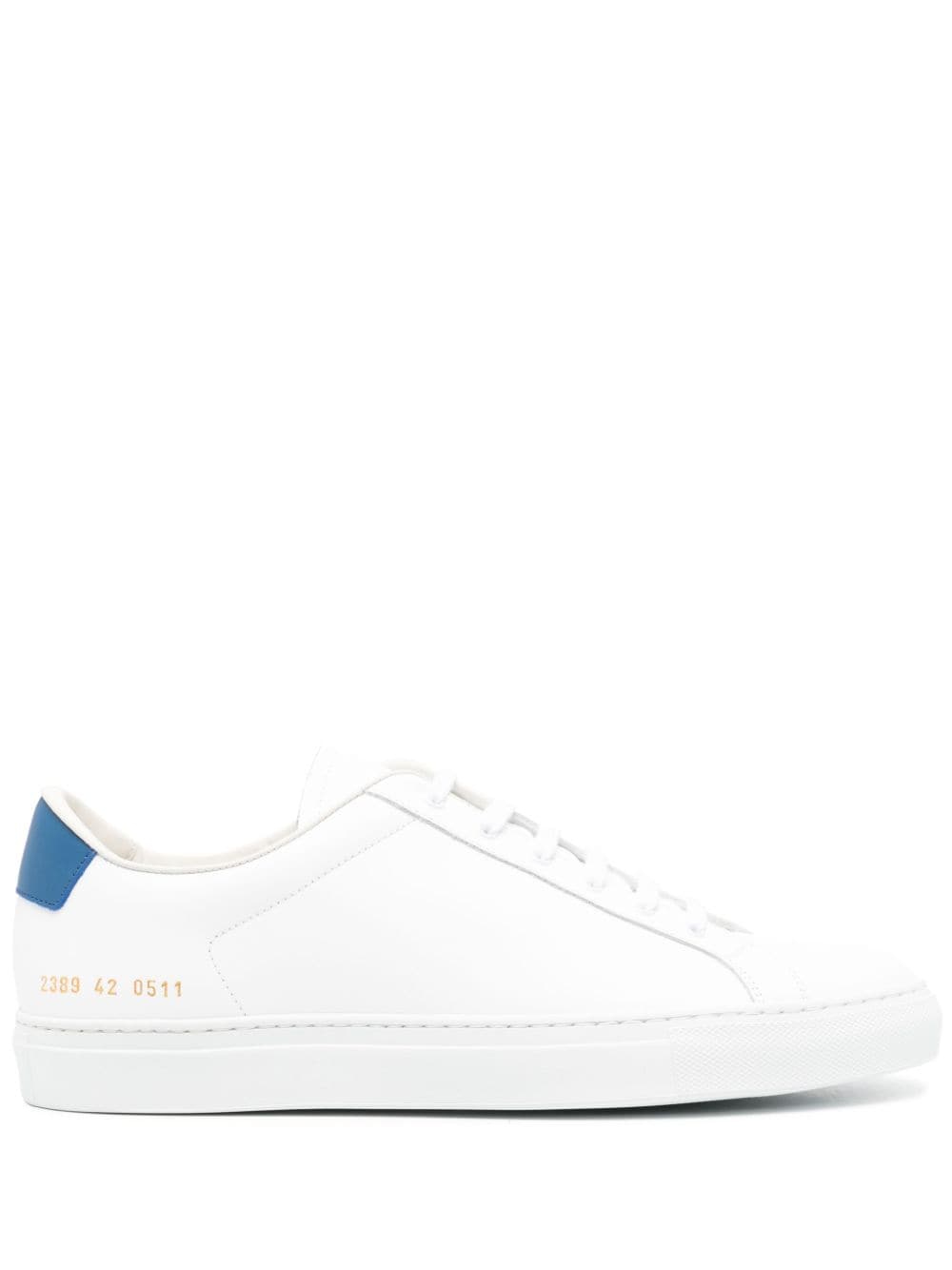 Common Projects Retro leather sneakers - White von Common Projects