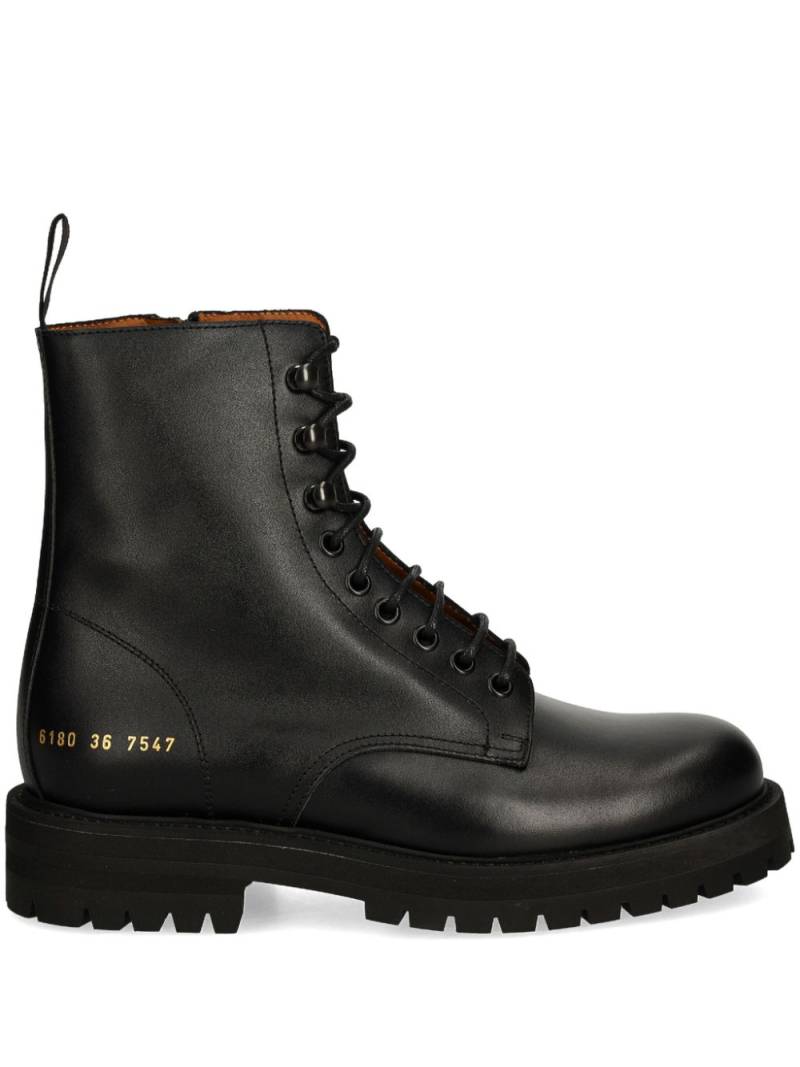 Common Projects leather boots - Black von Common Projects