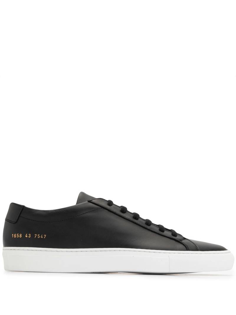 Common Projects low-top leather sneakers - Black von Common Projects