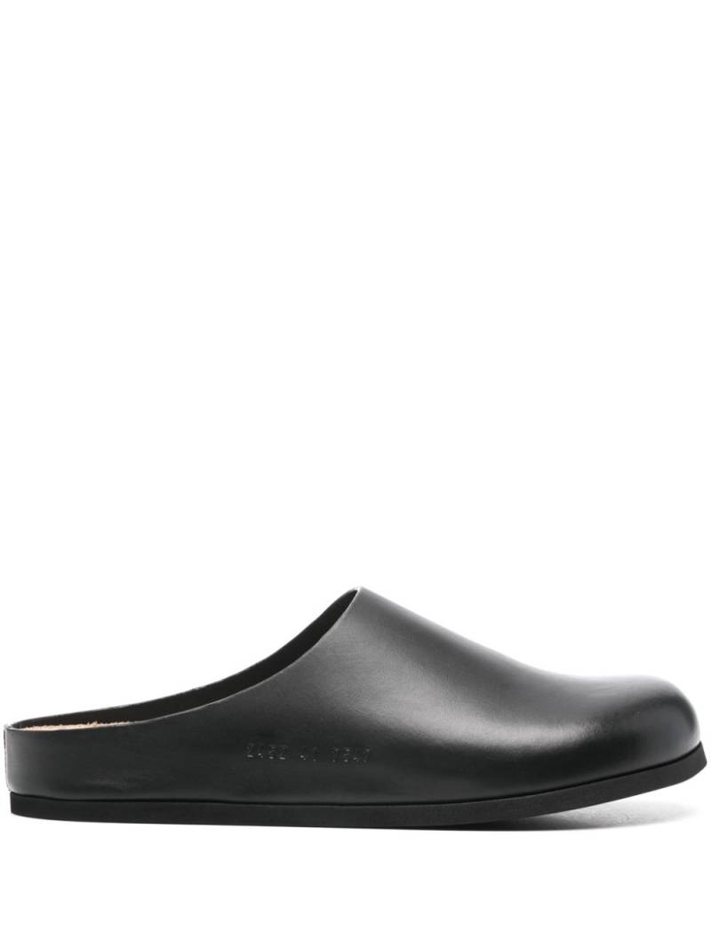 Common Projects serial-number slippers - Black von Common Projects