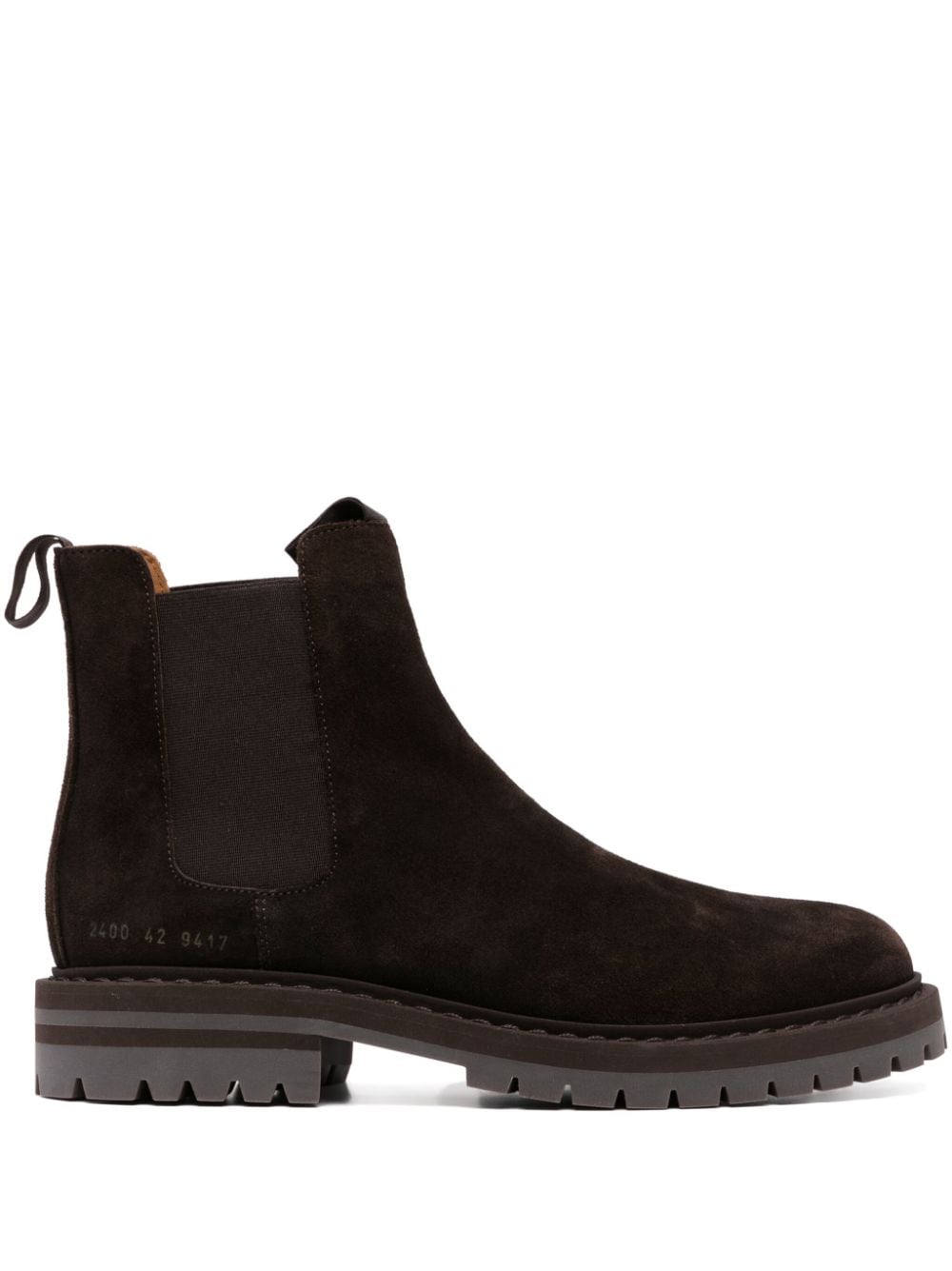 Common Projects suede Chelsea boots - Brown von Common Projects