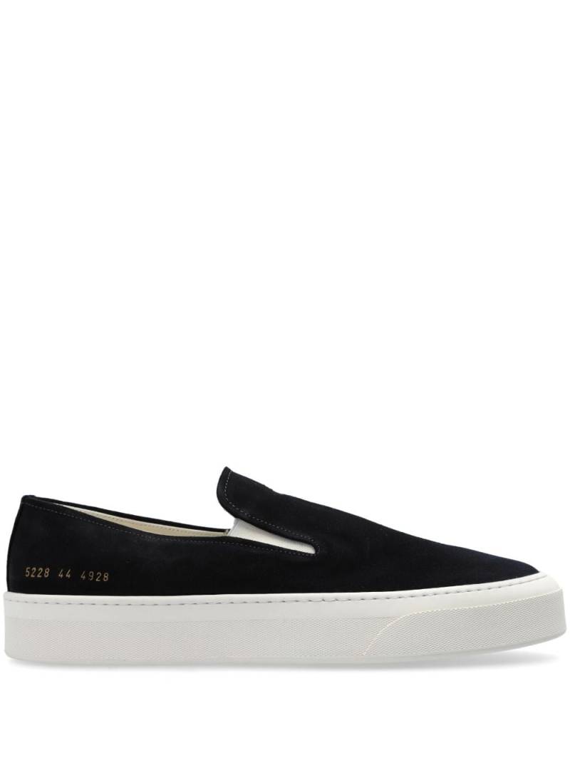 Common Projects suede slip-on sneakers - Blue von Common Projects