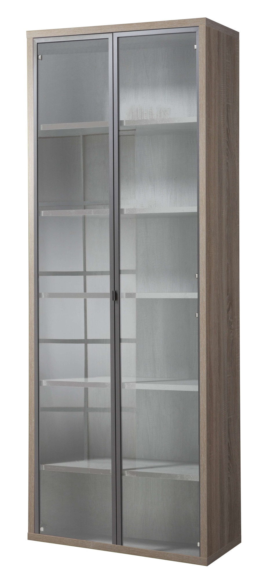 Composad Aktenschrank »DISEGNO, Bücherregal mit 2 Glastüren,«, verstellbare Böden, Höhe 217 cm, 100% recyceltes Holz, Made in Italy von Composad