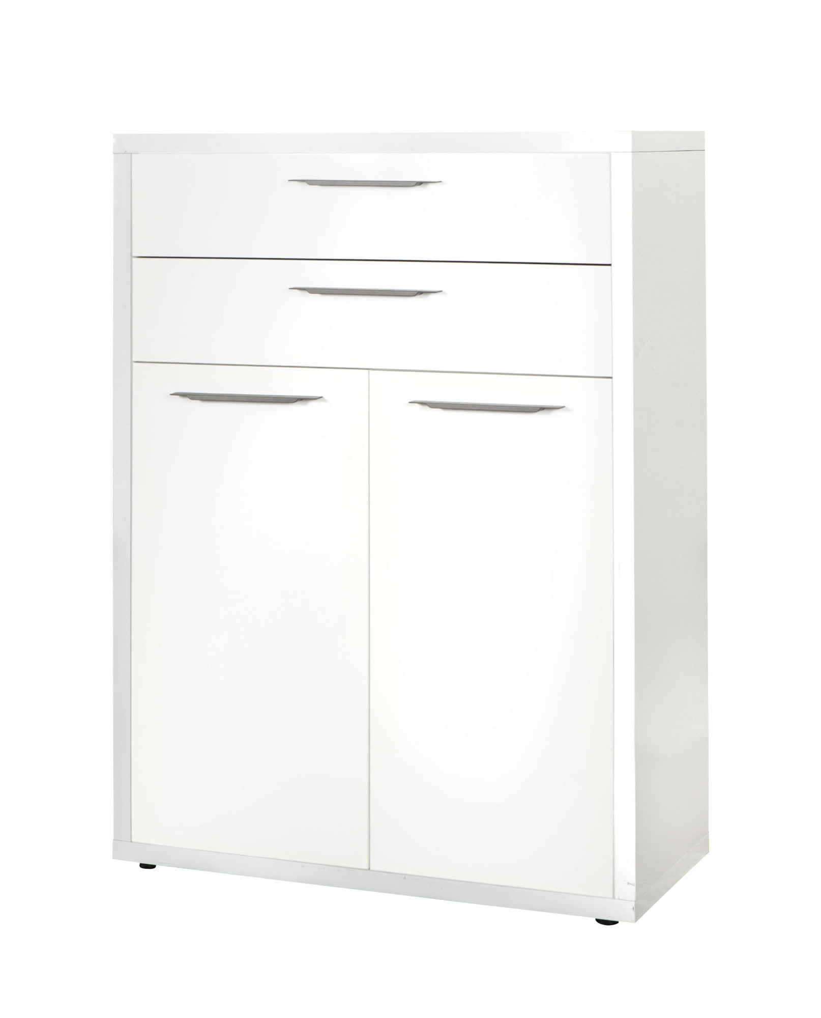 Composad Aktenschrank »DISEGNO, Bücherregal mit 2 Türen & 2 Schubladen, lackierte Fronten,«, verstellbare Böden, Höhe 112 cm, 100% recyceltes Holz, Made in Italy von Composad