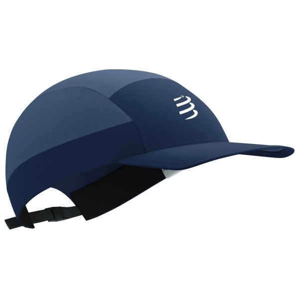 Compressport - 5 Panel Light Cap - Cap Gr One Size blau von Compressport