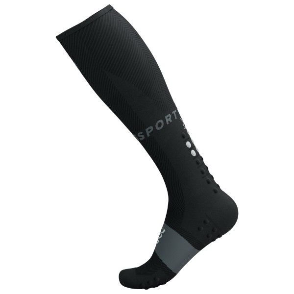 Compressport - Full Socks Oxygen - Kompressionssocken Gr T1 - EU: 35-38;T2 - EU: 39-41;T3 - EU: 42-44;T4 - EU: 45-48 grau;schwarz von Compressport