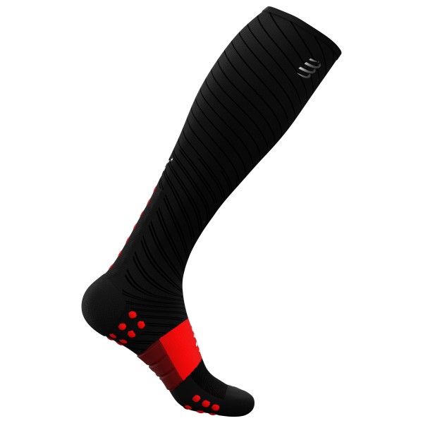 Compressport - Full Socks Recovery - Kompressionssocken Gr 1M - EU: 35-38 schwarz von Compressport