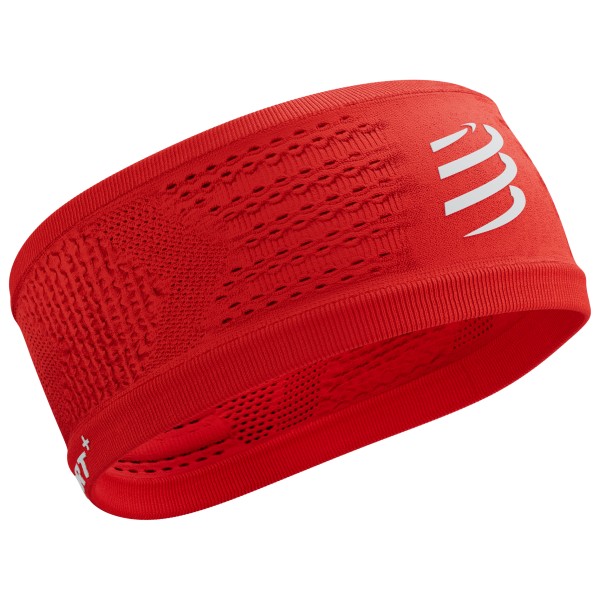 Compressport - Headband On/Off - Stirnband Gr One Size rot von Compressport