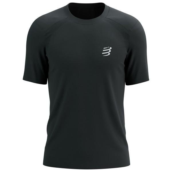 Compressport - Performance S/S T-Shirt - Laufshirt Gr L schwarz von Compressport