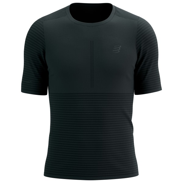 Compressport - Pro Racing S/S T-Shirt - Laufshirt Gr L schwarz von Compressport