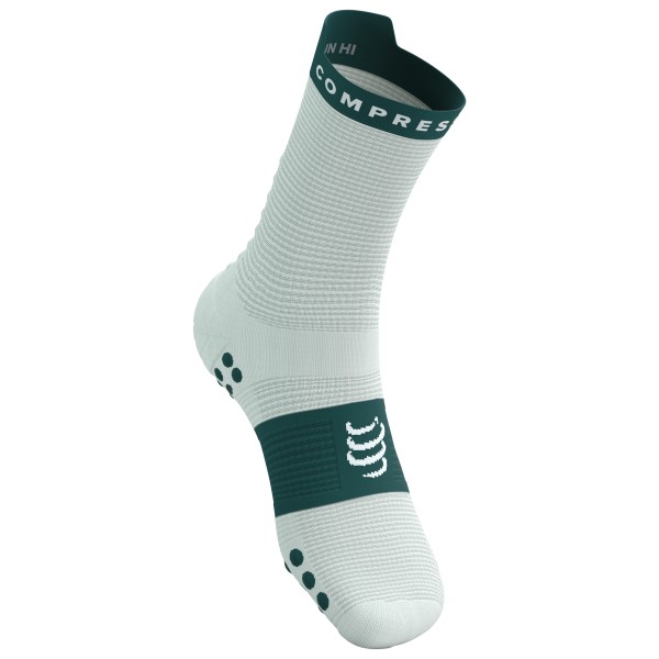 Compressport - Pro Racing Socks V4.0 Run High - Laufsocken Gr T1 - EU: 35-38 grau von Compressport