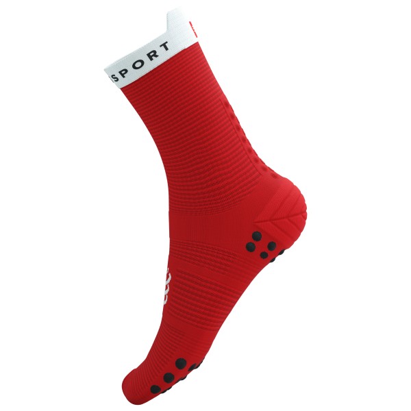 Compressport - Pro Racing Socks V4.0 Run High - Laufsocken Gr T2 - EU: 39-41 rot von Compressport