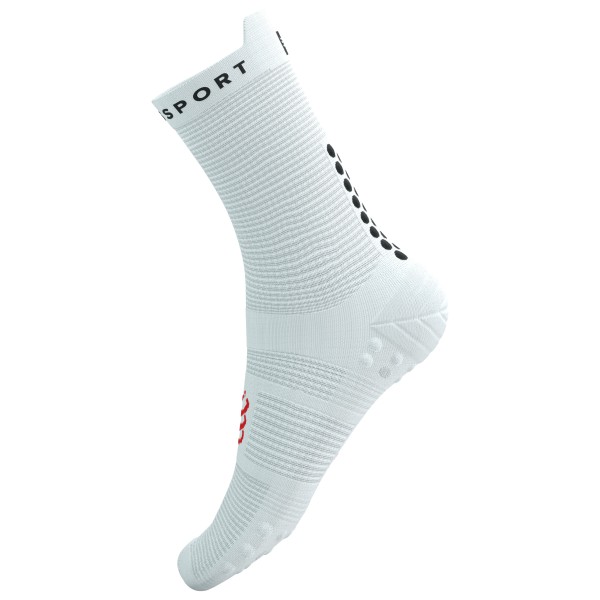 Compressport - Pro Racing Socks V4.0 Run High - Laufsocken Gr T4 - EU: 45-48 grau von Compressport